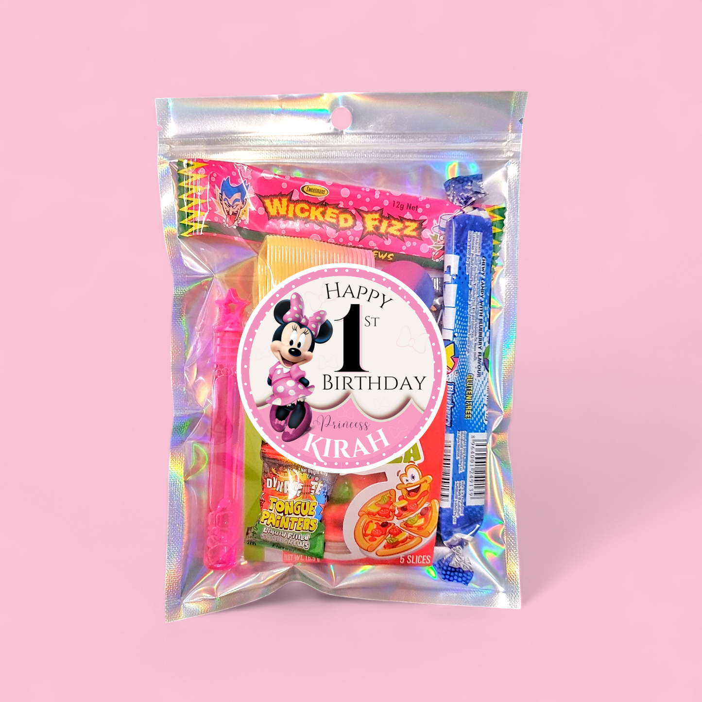 Personalised Lolly loot bags