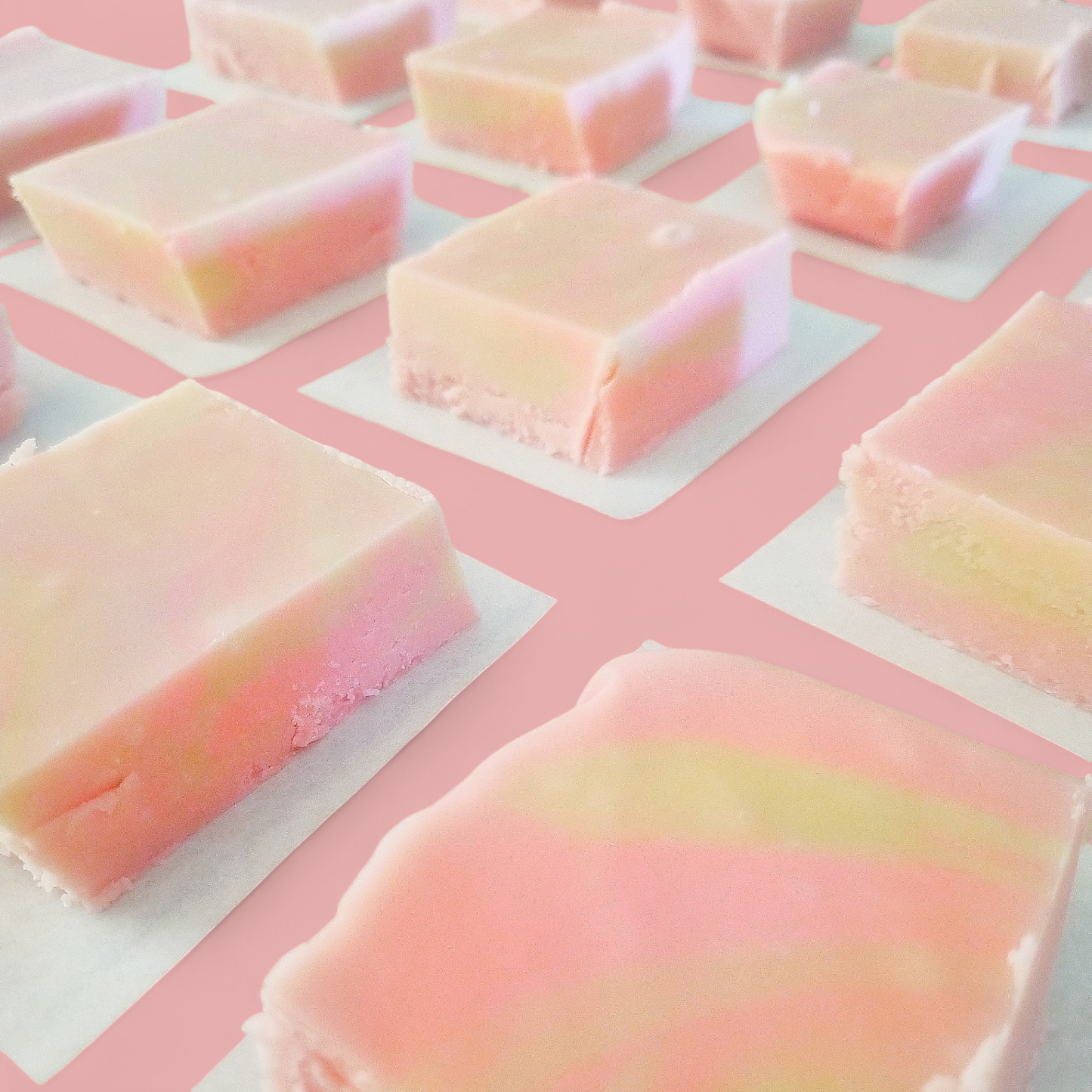 Strawberries and cream fudge