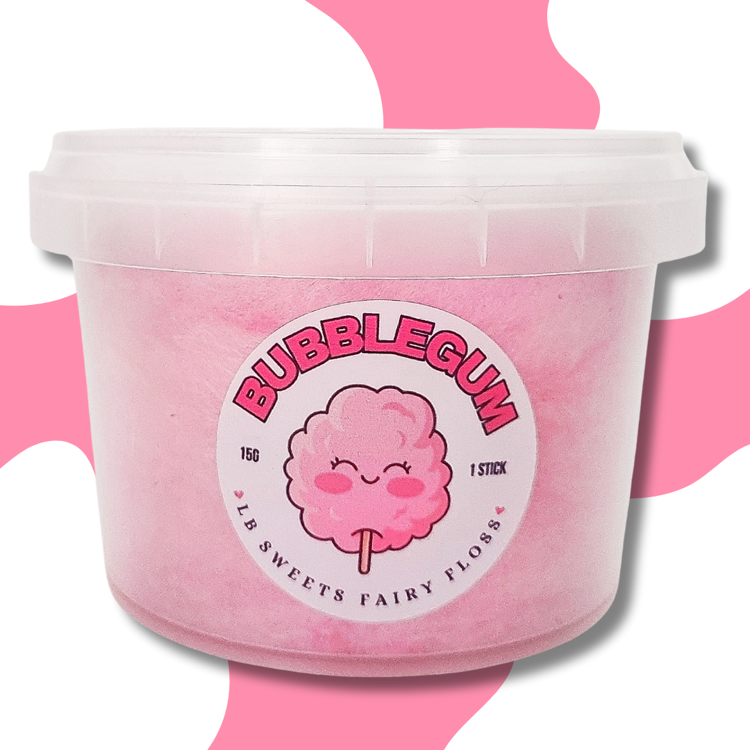 Giant 2L Fairy floss tubs-LB Sweets | Fairy floss & Favours