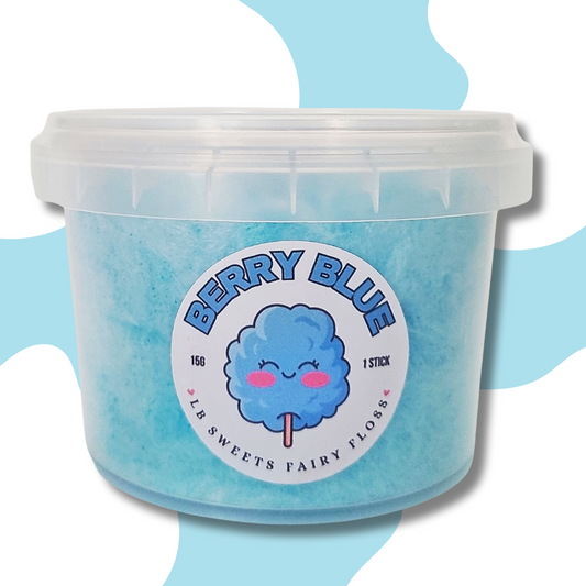 Berry Blue fairy floss