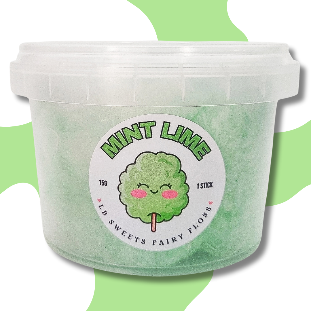 Mint lime fairy floss