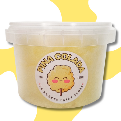 Pina colada fairy floss